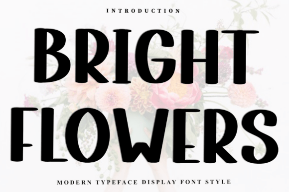 Bright Flowers: A Festive Font for Creative Crafters