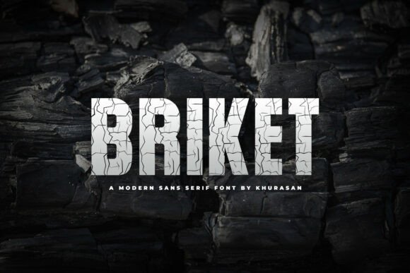 Briket: A Versatile Display Font for Digital Branding
