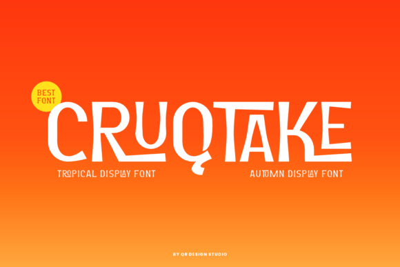 Cruqtake: A Bold Font for Standout Digital Campaigns
