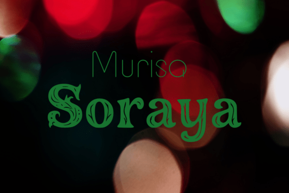 Discover the Beauty of Murisa Soraya: A Display Font for Crafters and Creators
