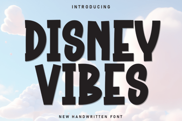 Disney Vibes: A Bold Display Font for Editorial Magic