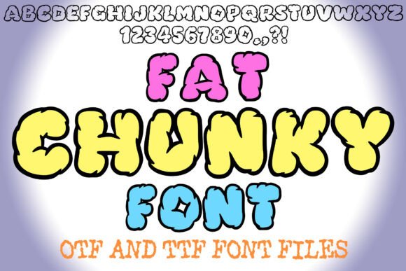 Fat Chunky Font Review: A Playful Powerhouse for Branding