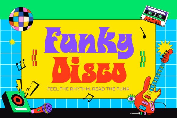 Funky Disco: The Bold Font That Sparks Digital Creativity