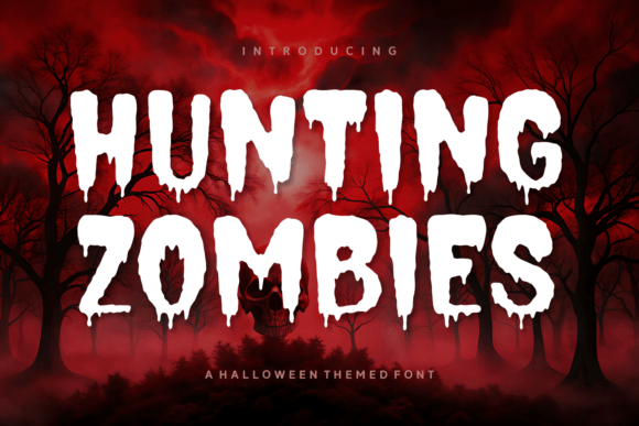Hunting Zombies: A Halloween Font with Personality