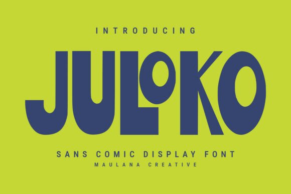 Juloko: A Bold Font for Crafters and Product Creators
