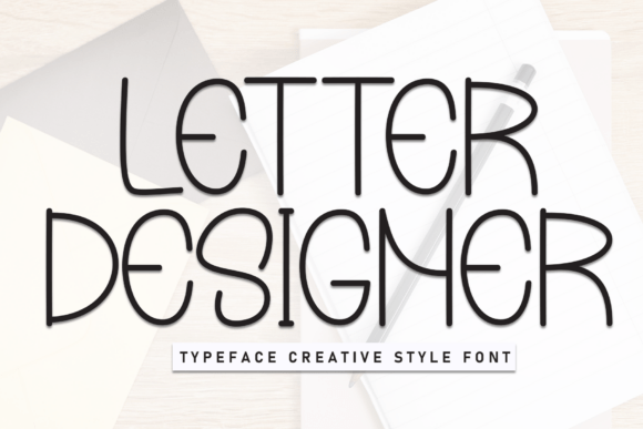 Letter Designer – A Modern Display Font for Stronger Brand Communication