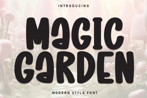 Magic Garden: A Display Font for Modern Web Design