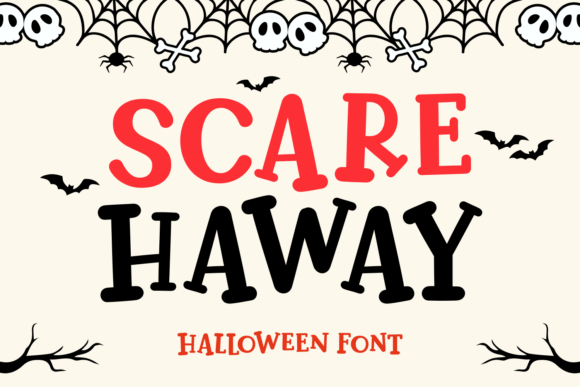Scare Haway: A Display Font with a Spooky Playfulness