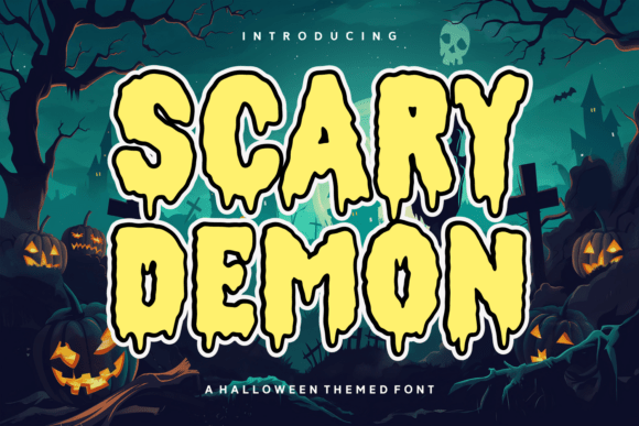 Scary Demon: A Font That Spooks with Style