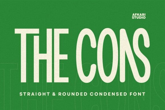 The Cons: A Font for Impact and Clarity